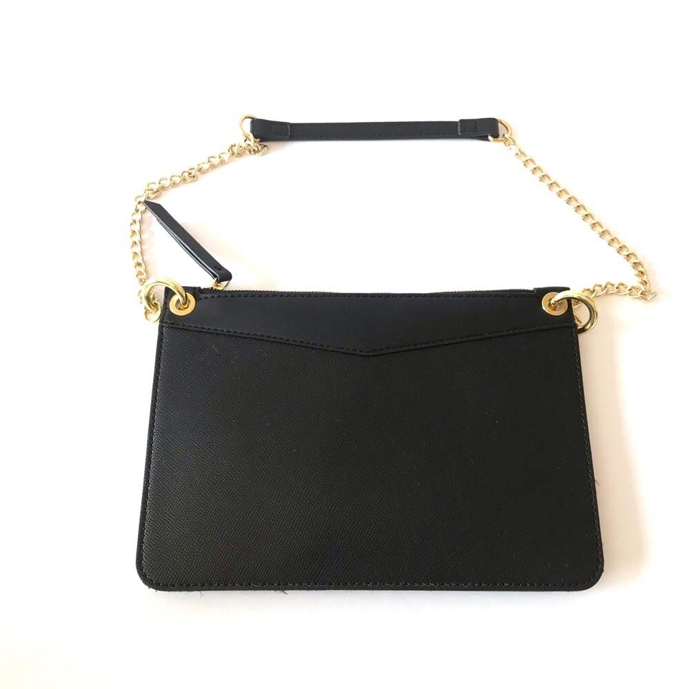 NWOT NATURALIZER black PU leather clutch